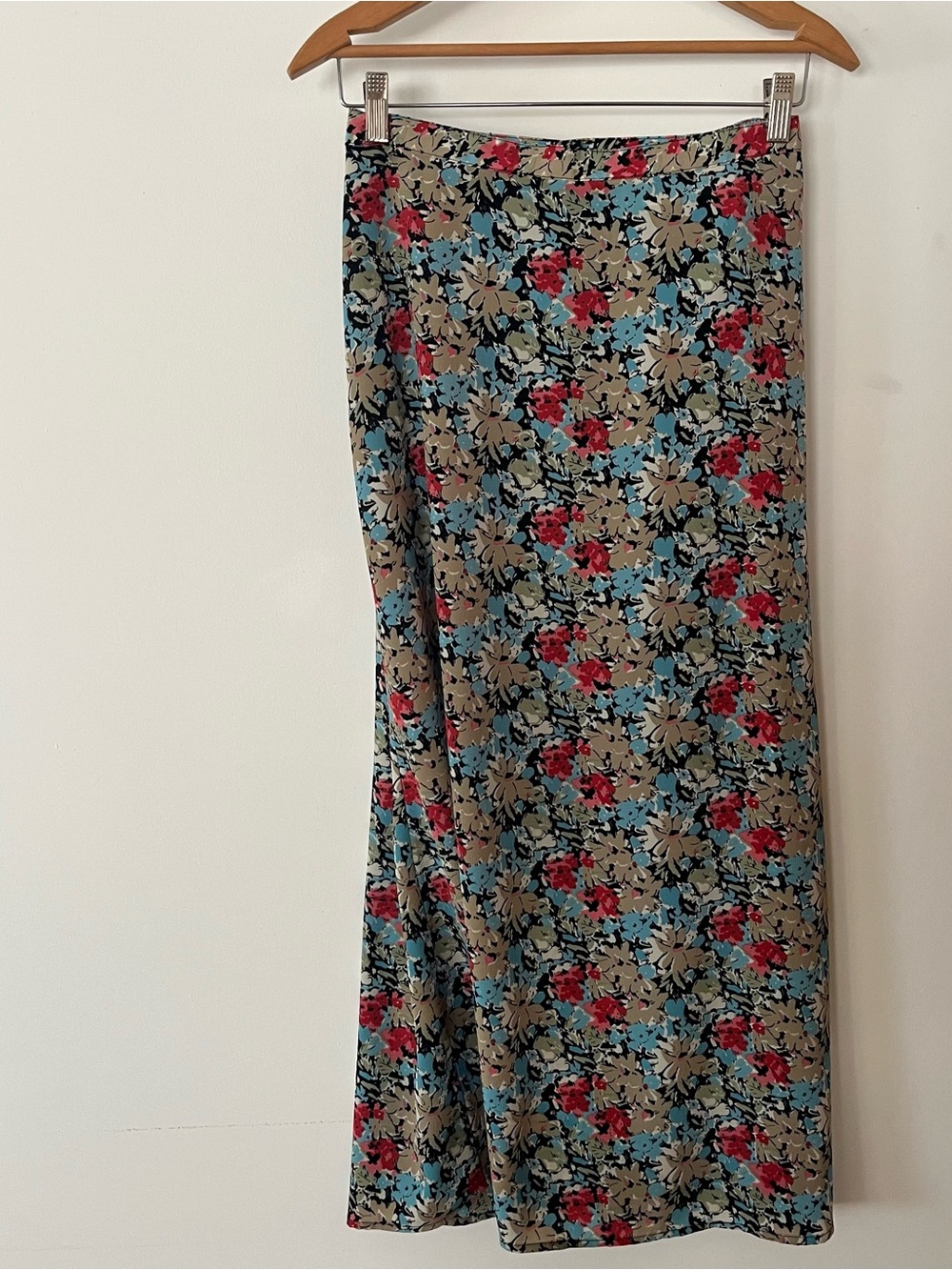 Flowy Floral Maxi Skirt